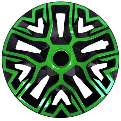 Set 4 Capace Roti 14 `` Best Verde-Negru, Compatibile Cu Skoda Nou