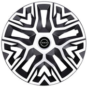 Set 4 Capace Roti 15 inchi (R15), Best Alb-Negru, Compatibile Cu Nissan Nou