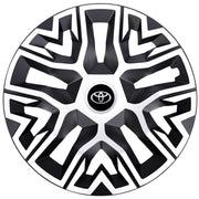 Set 4 Capace Roti 15 inchi (R15), Best Alb-Negru, Compatibile Cu Toyota