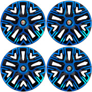 Set 4 Capace Roti 15 `` Best Albastru-Negru, Compatibile Cu Alfa Romeo