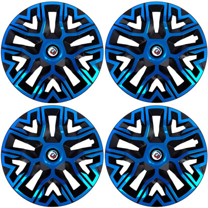 Set 4 Capace Roti 15 " Best Albastru-Negru, Compatibile Cu BMW Nou