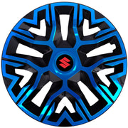 Set 4 Capace Roti 15 inchi (R15), Best Albastru-Negru, Compatibile Cu Suzuki