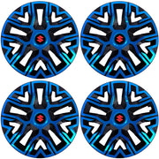 Set 4 Capace Roti 15 `` Best Albastru-Negru, Compatibile Cu Suzuki