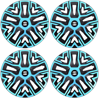 Set 4 Capace Roti 15 " Best Azur-Negru, Compatibile Cu Seat