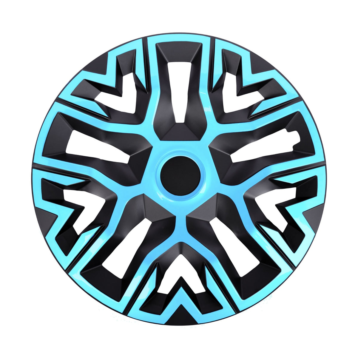 Set 4 Capace Roti 15 " Best Azur-Negru, Compatibile Cu Volkswagen