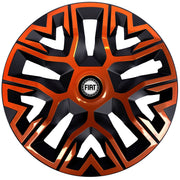 Set 4 Capace Roti 15 inchi (R15) Best Cupru-Negru, Compatibile Cu Fiat