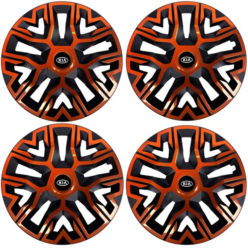Set 4 Capace Roti 15 `` Best Cupru-Negru, Compatibile Cu Kia