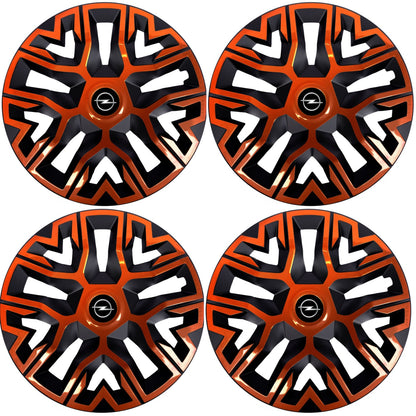 Set 4 Capace Roti 15 " Best Cupru-Negru, Compatibile Cu Opel