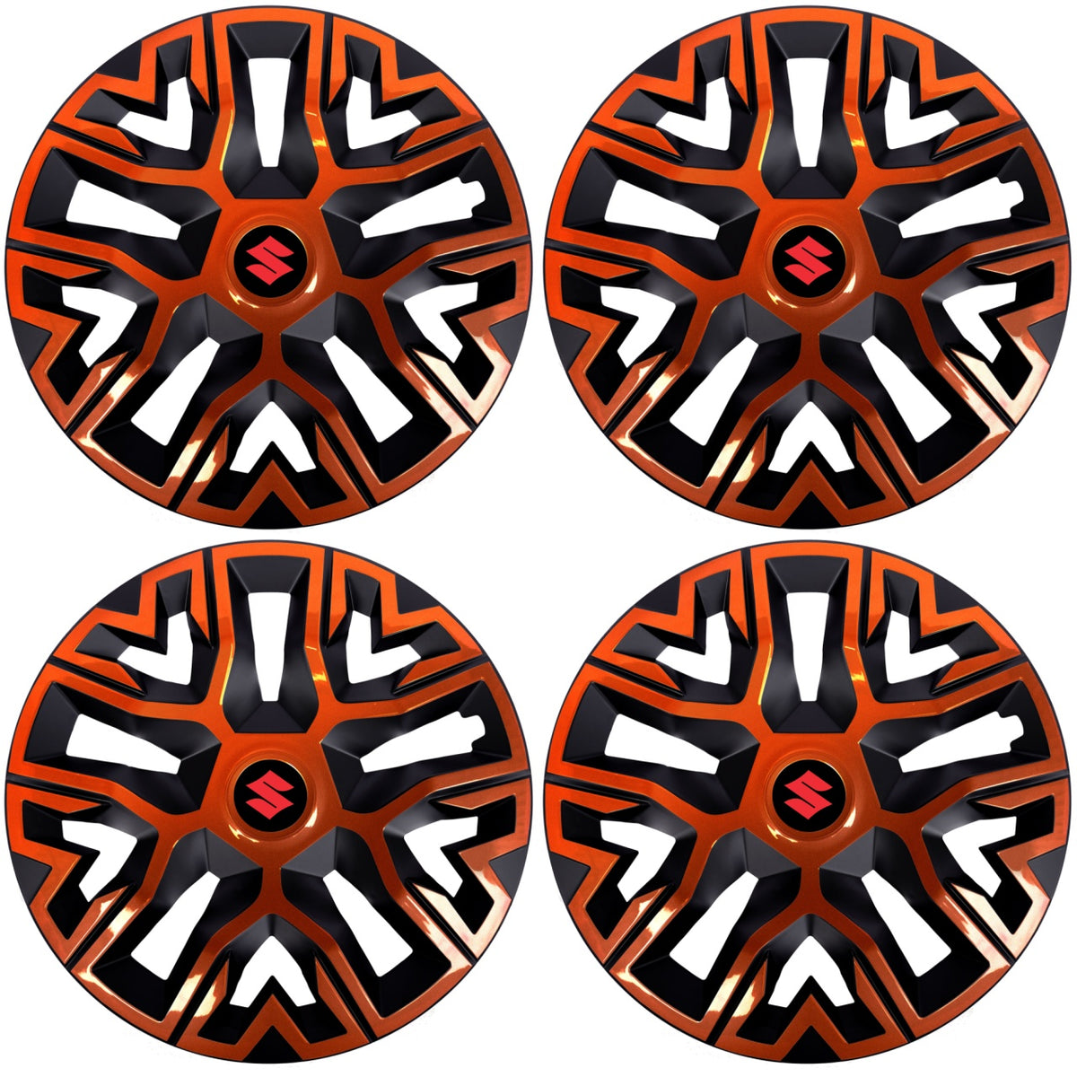 Set 4 Capace Roti 15 `` Best Cupru-Negru, Compatibile Cu Suzuki