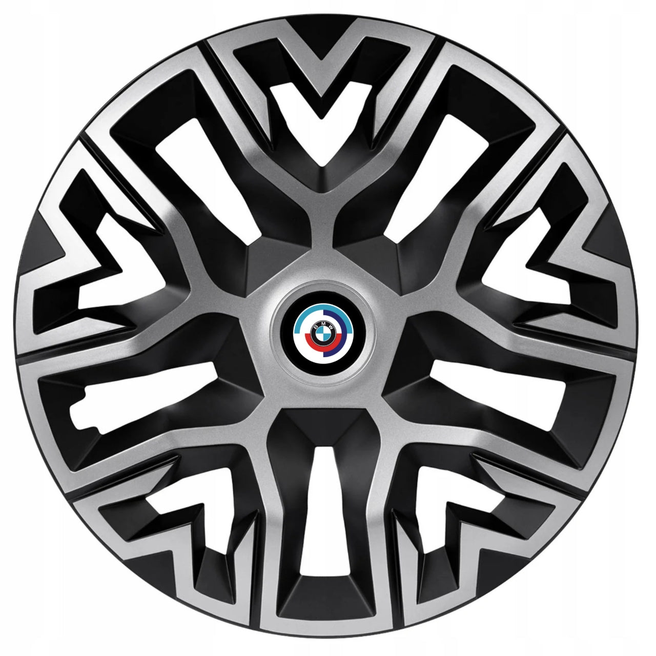Set 4 Capace Roti 15 inchi (R15), Best Gri-Negru, Compatibile Cu BMW Nou