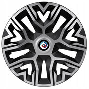 Set 4 Capace Roti 15 inchi (R15), Best Gri-Negru, Compatibile Cu BMW Nou