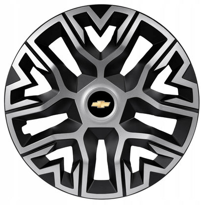 Set 4 Capace Roti 15 " Best Gri-Negru, Compatibile Cu Chevrolet