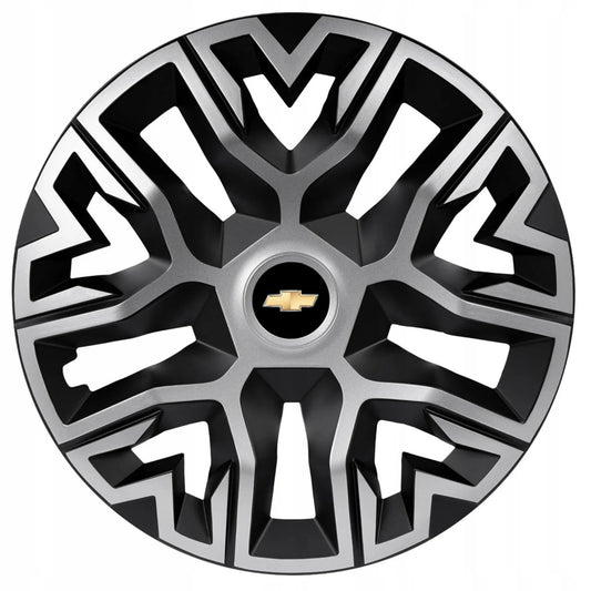 Set 4 Capace Roti 15 " Best Gri-Negru, Compatibile Cu Chevrolet