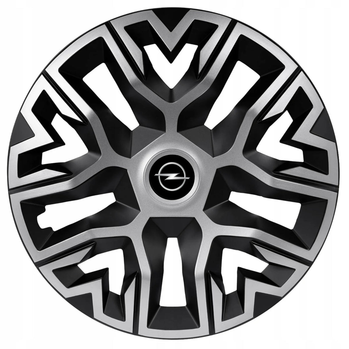 Set 4 Capace Roti 15 " Best Gri-Negru, Compatibile Cu Opel