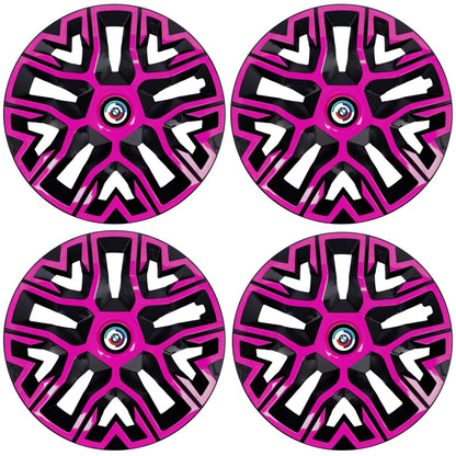 Set 4 Capace Roti 15 `` Best Roz-Negru, Compatibile Cu BMW Nou
