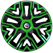 Set 4 Capace Roti 16 inchi (R16), Best Verde-Negru, Compatibile Cu BMW Nou