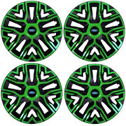 Set 4 Capace Roti 15 `` Best Verde-Negru, Compatibile Cu Ford