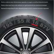 Set 4 Capace Roti 15 `` Best Verde-Negru, Compatibile Cu Mazda