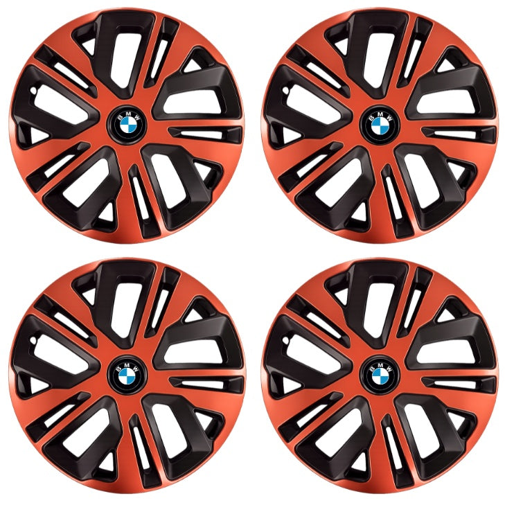 Set 4 Capace Roti 15 inch (R15), Raven Cupru-Negru Compatibil Cu BMW