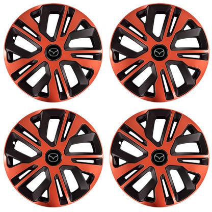 Set 4 Capace Roti 15 inch (R15), Raven Cupru-Negru Compatibil Cu Mazda