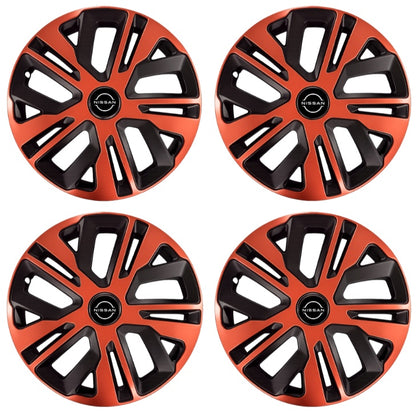 Set 4 Capace Roti 15 inch (R15), Raven Cupru-Negru Compatibil Cu Nissan Nou