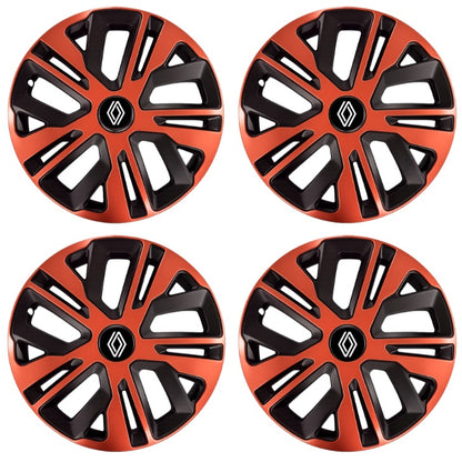 Set 4 Capace Roti 15 inch (R15), Raven Cupru-Negru Compatibil Cu Renault Nou