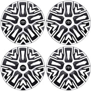 Set 4 Capace Roti 16 `` Best Alb-Negru, Compatibile Cu Toyota