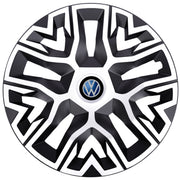 Set 4 Capace Roti 16 inchi (R16), Best Alb-Negru, Compatibile Cu Volkswagen