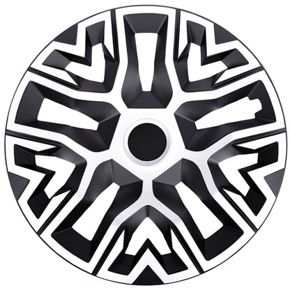 Set 4 Capace Roti 16 `` Best Alb-Negru, Compatibile Cu Volkswagen
