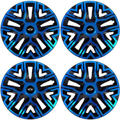 Set 4 Capace Roti 16 `` Best Albastru-Negru, Compatibile Cu Mini
