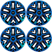 Set 4 Capace Roti 16 `` Best Albastru-Negru, Compatibile Cu Mini