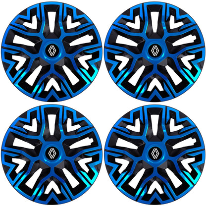 Set 4 Capace Roti 16 " Best Albastru-Negru, Compatibile Cu Renault Nou