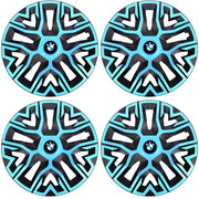 Set 4 Capace Roti 16 `` Best Azur-Negru, Compatibile Cu BMW