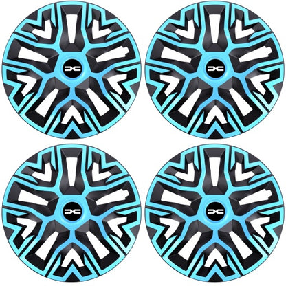 Set 4 Capace Roti 16 `` Best Azur-Negru, Compatibile Cu Dacia Nou