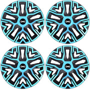 Set 4 Capace Roti 16 `` Best Azur-Negru, Compatibile Cu Dacia Nou