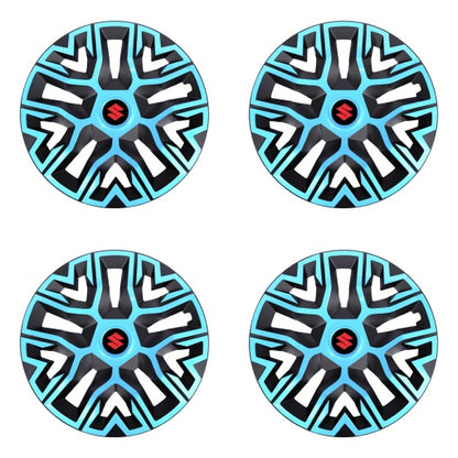 Set 4 Capace Roti 16 " Best Azur-Negru, Compatibile Cu Skoda Nou
