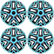 Set 4 Capace Roti 16 `` Best Azur-Negru, Compatibile Cu Smart