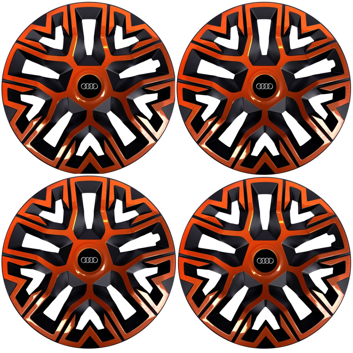 Set 4 Capace Roti 16 `` Best Cupru-Negru, Compatibile Cu Audi