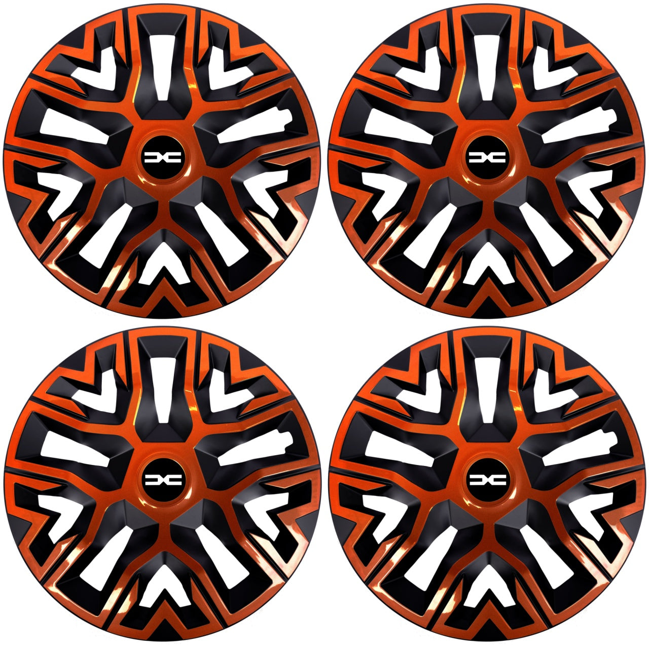 Set 4 Capace Roti 16 inchi (R16), Best Cupru-Negru, Compatibile Cu Dacia Nou