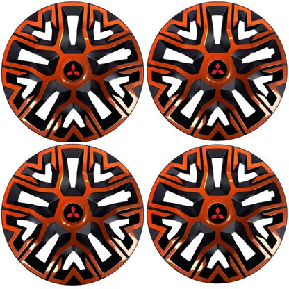 Set 4 Capace Roti 16 " Best Cupru-Negru, Compatibile Cu Mitshubisi