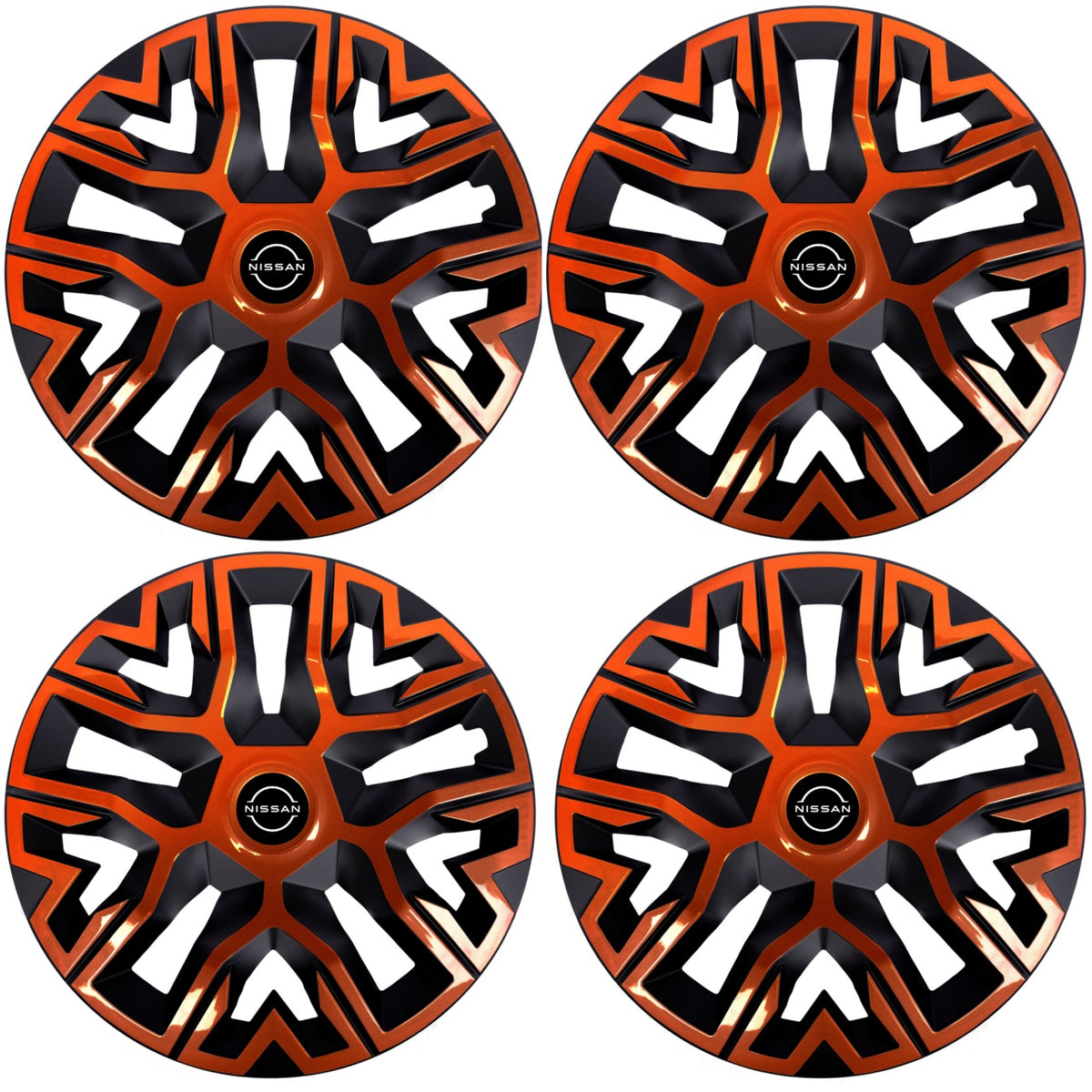 Set 4 Capace Roti 16 " Best Cupru-Negru, Compatibile Cu Nissan Nou