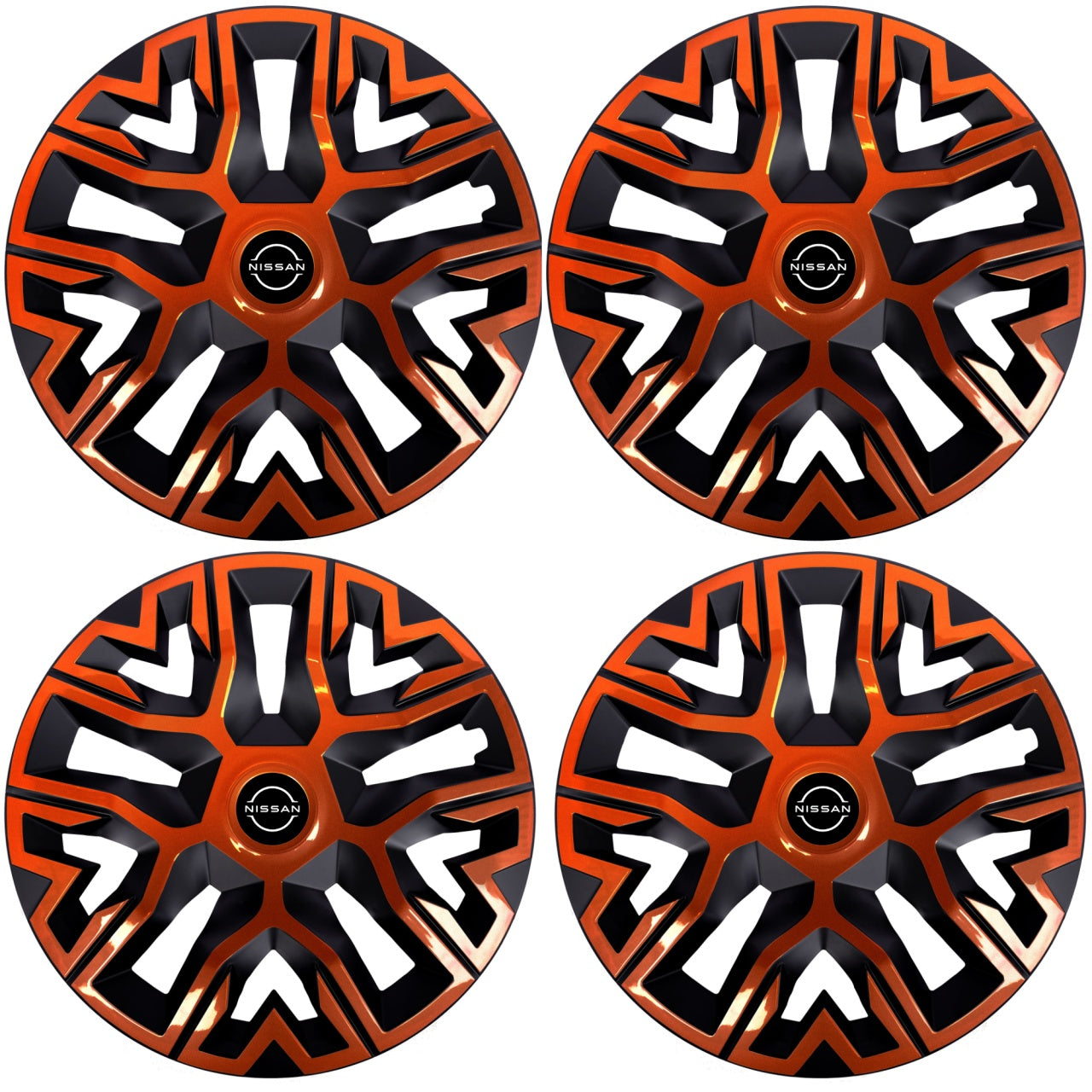 Set 4 Capace Roti 16 " Best Cupru-Negru, Compatibile Cu Nissan Nou