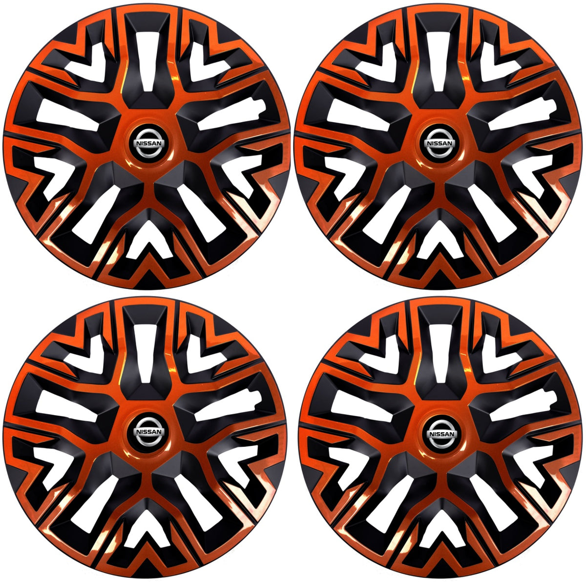 Set 4 Capace Roti 16 `` Best Cupru-Negru, Compatibile Cu Nissan