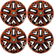 Set 4 Capace Roti 16 `` Best Cupru-Negru, Compatibile Cu Skoda