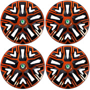 Set 4 Capace Roti 16 inchi (R16) Best Cupru-Negru, Compatibile Cu Skoda