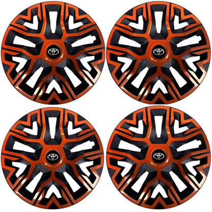 Set 4 Capace Roti 16 " Best Cupru-Negru, Compatibile Cu Toyota