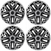 Set 4 Capace Roti 16 `` Best Gri-Negru, Compatibile Cu Mazda