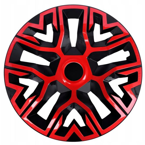 Set 4 Capace Roti 16 " Best Rosu-Negru, Compatibile Cu Seat
