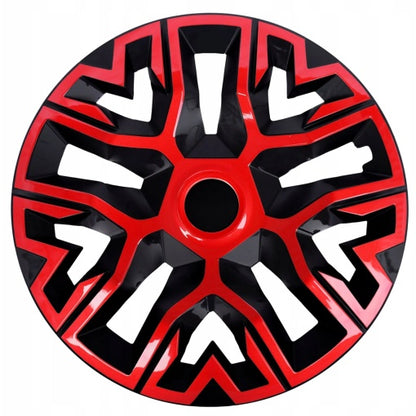 Set 4 Capace Roti 16 " Best Rosu-Negru, Compatibile Cu Seat