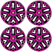 Set 4 Capace Roti 16 `` Best Roz-Negru, Compatibile Cu Alfa Romeo